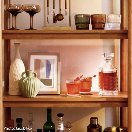 TIPS - August - Trending: Bookcase Bars For Your Home