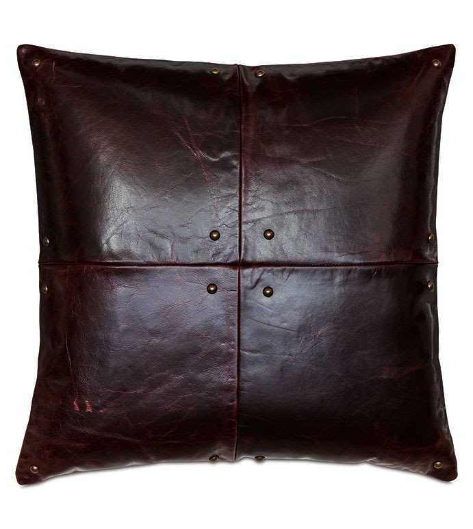 Father's Day Gift Ideas 4 HIGHLAND LEATHER DECORATIVE PILLOW