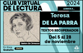 Club virtual de lectura. Teresa de la Parra. Noviembre 2024. Instituto Cervantes.