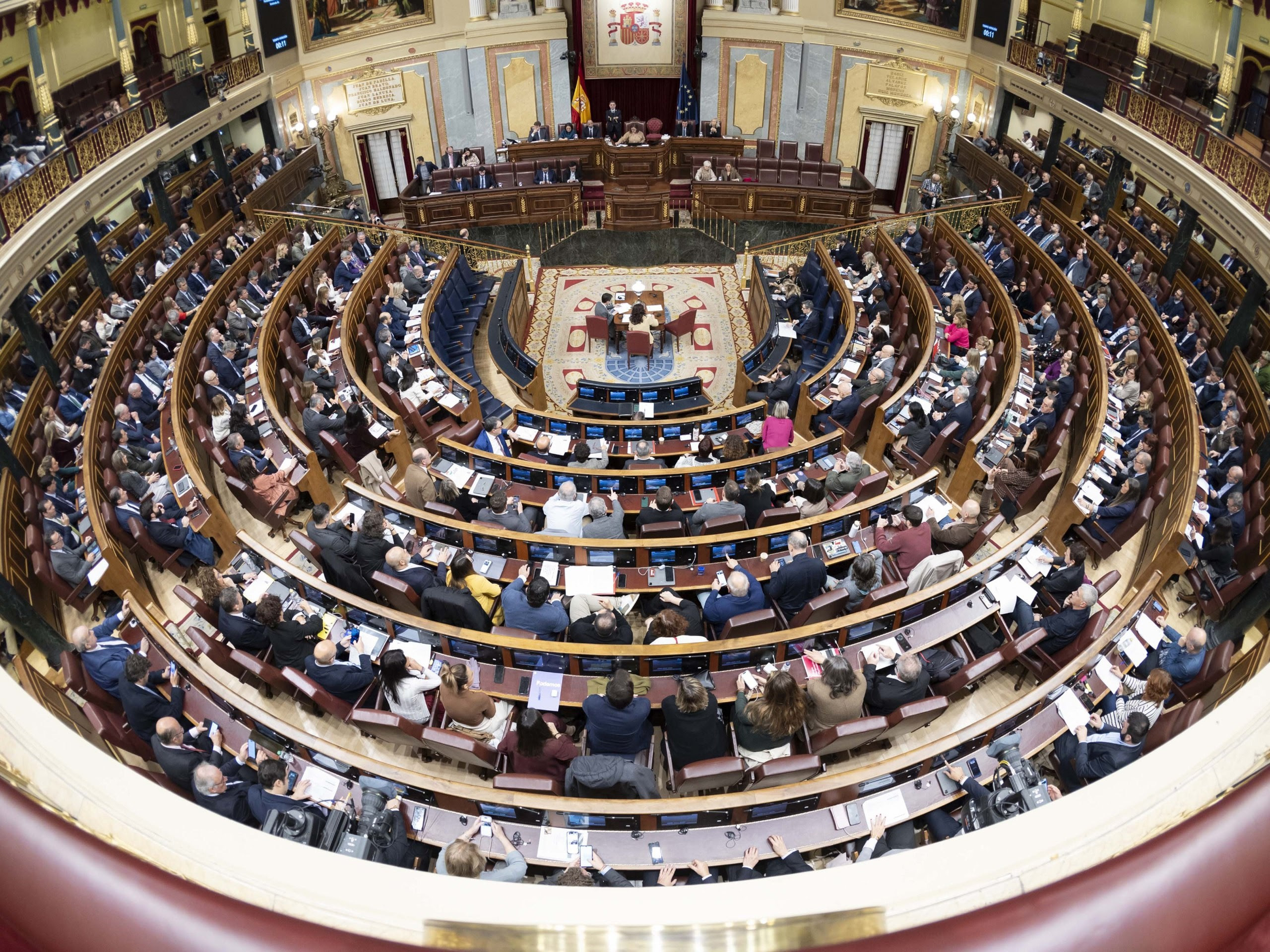 Vista general hemiciclo del Congreso, a 19 de diciembre de 2024.