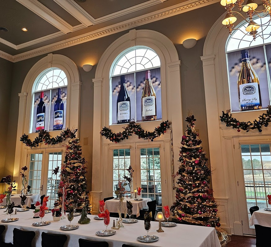 The Claremont Inn during the holiday season