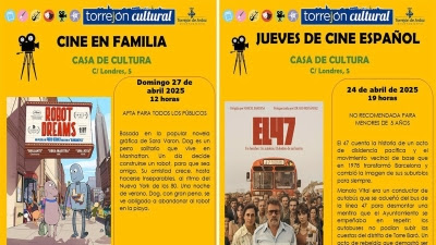 Torrejón.- 'El 47' y 'Robot Dreams', los títulos de cine que se proyectan en la Casa de la Cultura este jueves y domingo