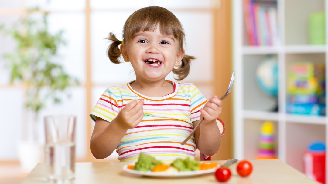 girl eating