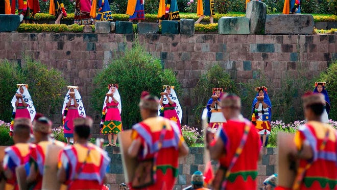 Fiesta del Inti Raymi en el Templo del Qorikancha.