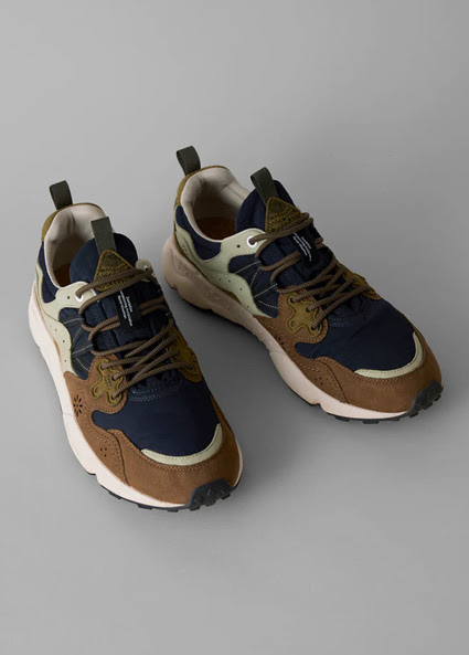 Flower Mountain Yamano Kaiso Panelled Trainers