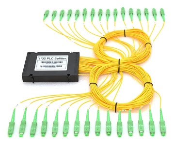 fiber optic beam splitter