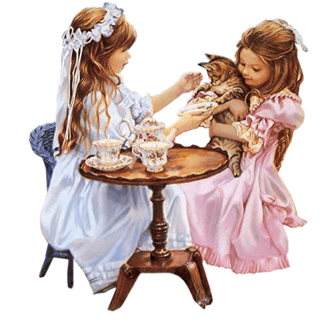 Cat-Tea-Party-with-Girls