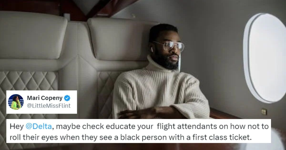 Delta flight attendant didn't believe Black passenger booked first class even after checking ticket 3d2934d0-00c6-11ef-b988-9942688361b2_1200_630