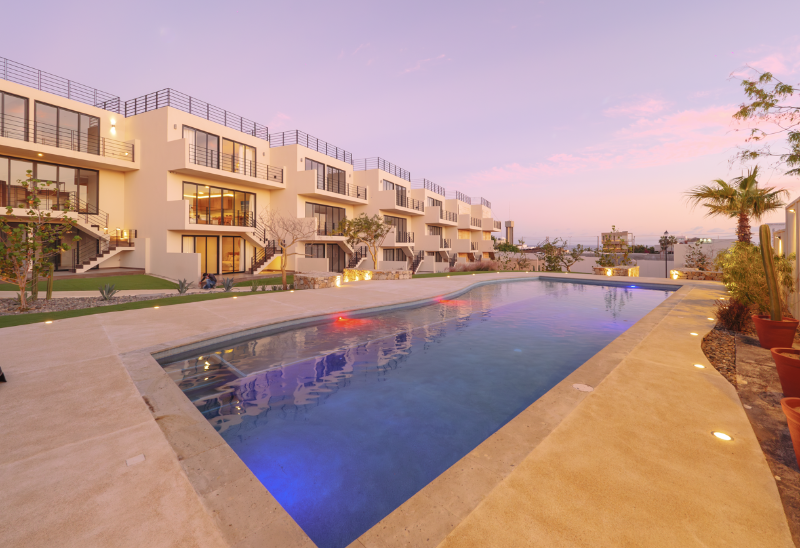 La Mar Residences - Pool, Townhomes and Sunset