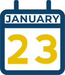 January 23 Calendar Icon