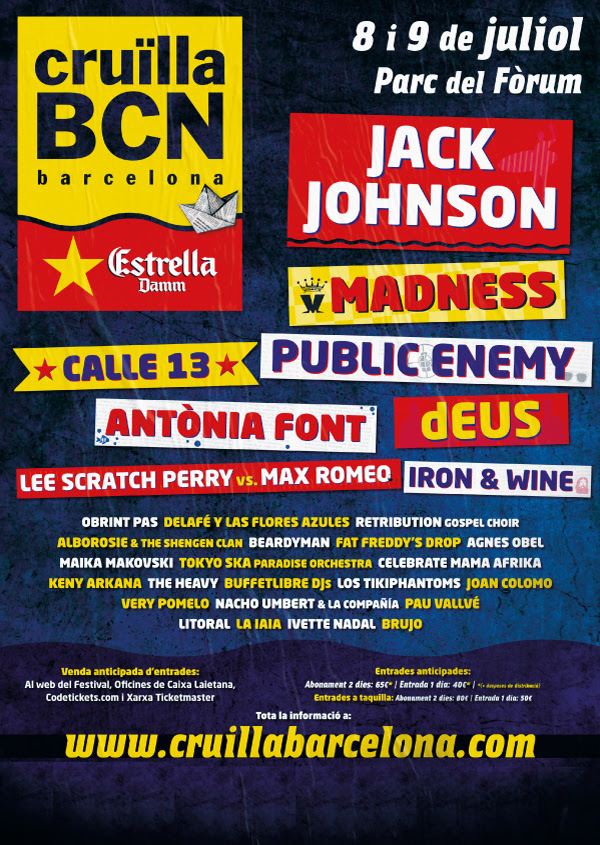 Cartell Festival Cruïlla 2011