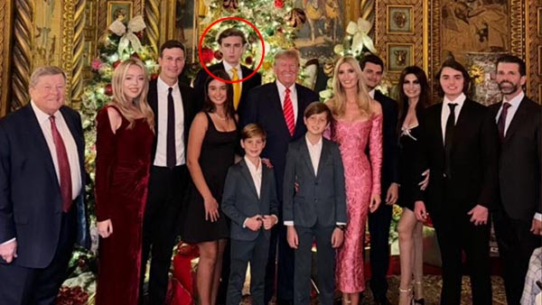 Barron Towers Over Family in New Mar-a-Lago Photo That's Gone Viral
