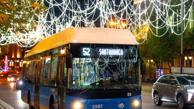 Un total de 43 líneas de EMT Madrid desviarán su recorrido para facilitar la Cabalgata de Reyes