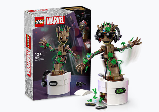 LEGO Marvel 76297 Dancing Groot Set