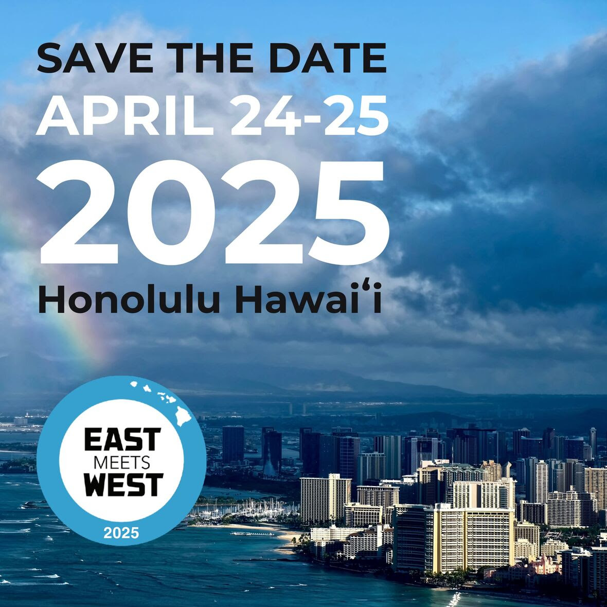 SAVE THE DATE East Meets West March 14 - 15 2024 Instagram Post 