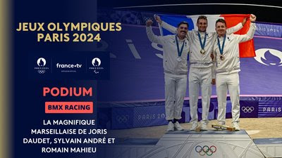 Bmx Racing (H) : et 1, et 2, et 3 Français sur le podium