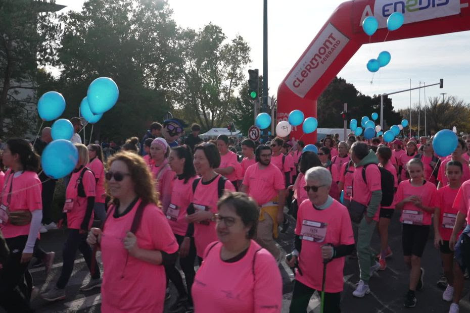 Clermont en rose : 10 000 participants à la course contre le cancer du sein