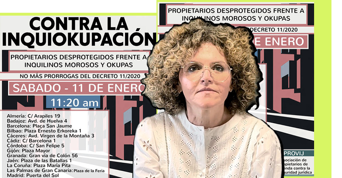 Asociación contra la inquiokupación: “Nos manifestamos para la derogación de RD 11/2020: es ahora o nunca”