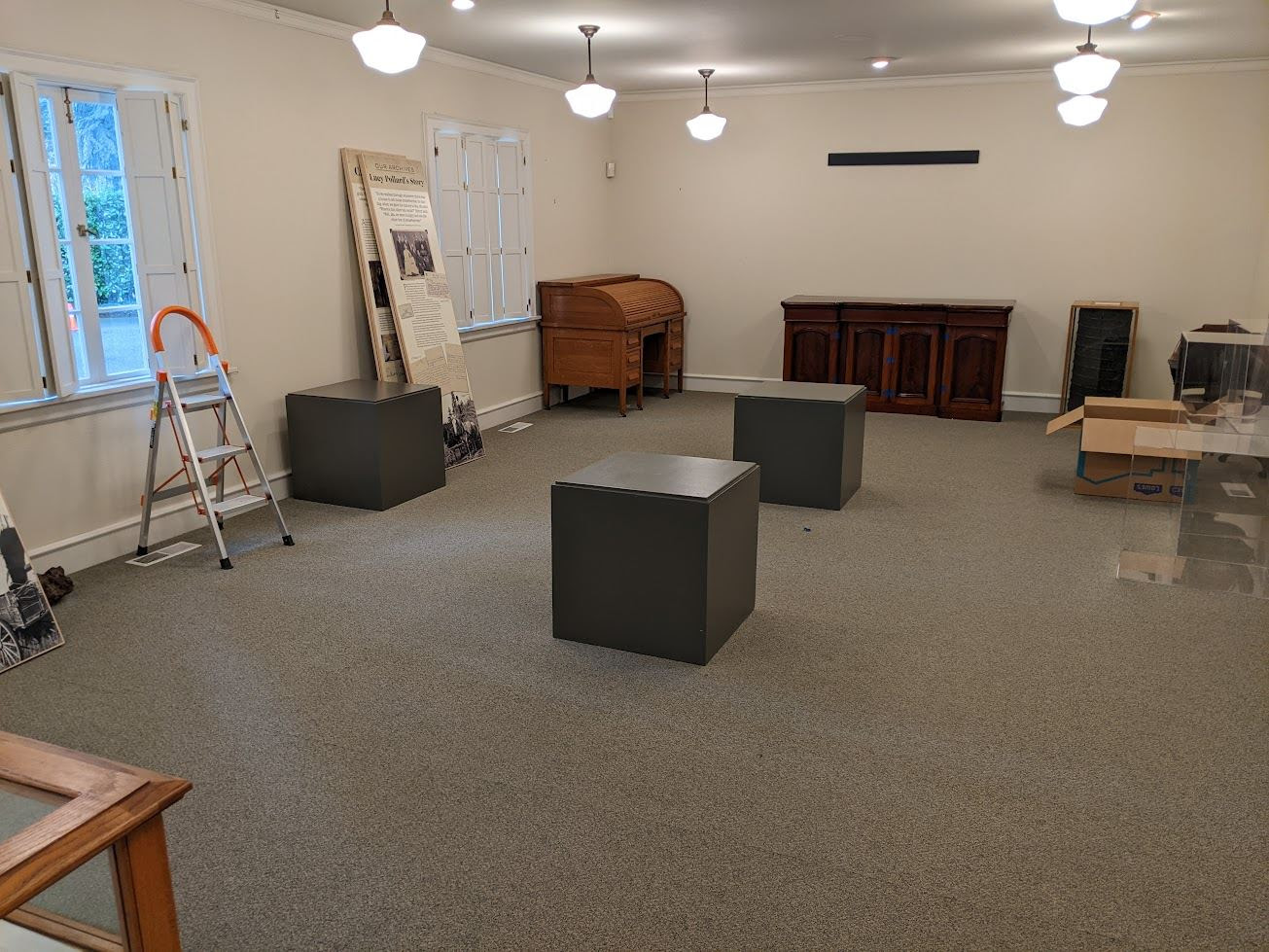 The OHC museum room is almost completely bare The OHC museum room is almost completely bare