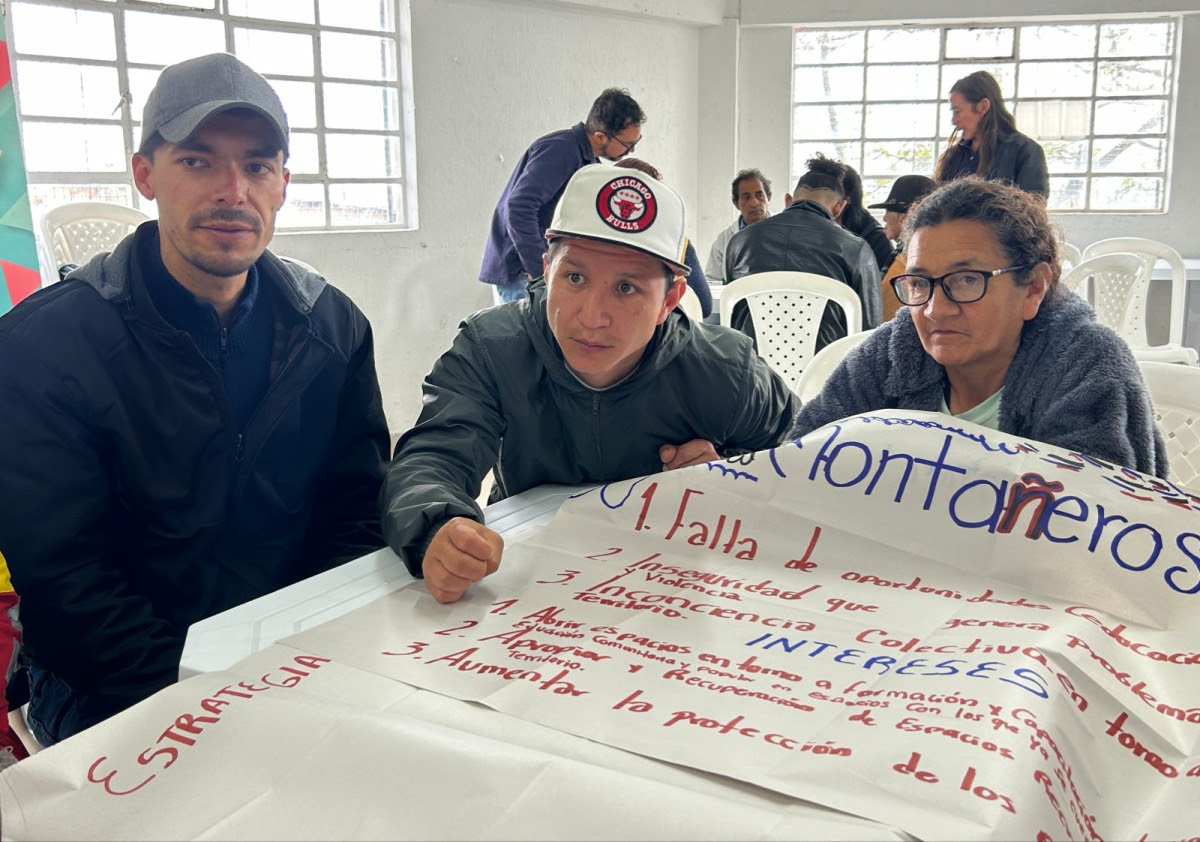 Talleres con la comunidad del barrio Los Libertadores en San Cristóbal