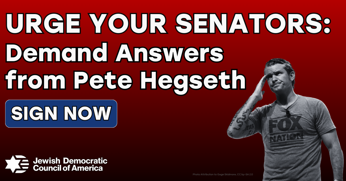 Urge Your Senators: Demand Answers from Pete Hegseth