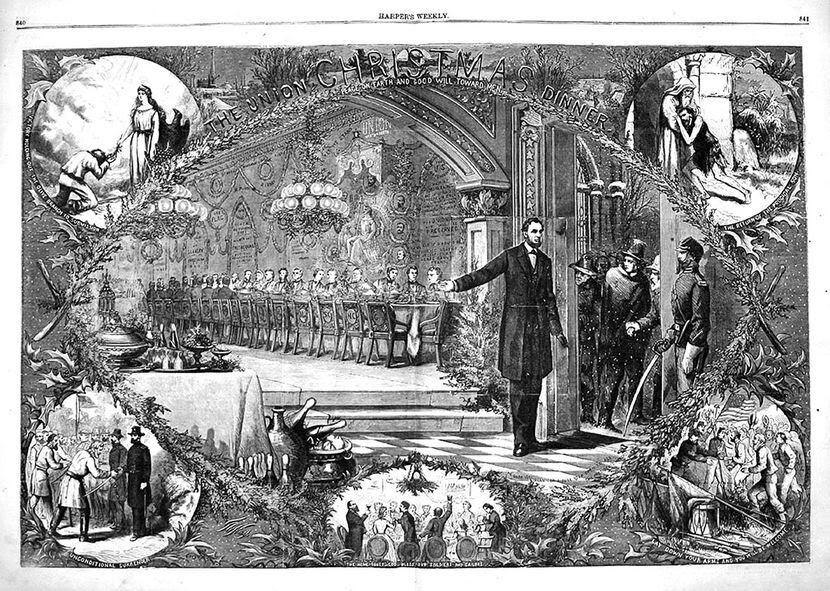 The Union Christmas Dinner by Thomas Nast.