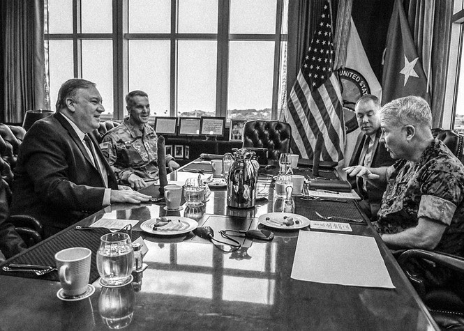 The author meets with Secretary of State Mike Pompeo