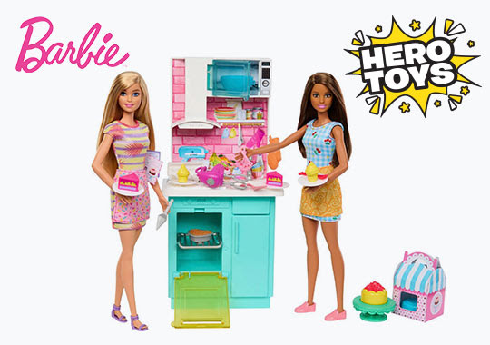 Barbie Celebration Fun Baking and Kitchen Playset