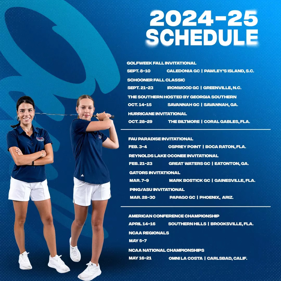 W-GOLF 24-25 Schedule