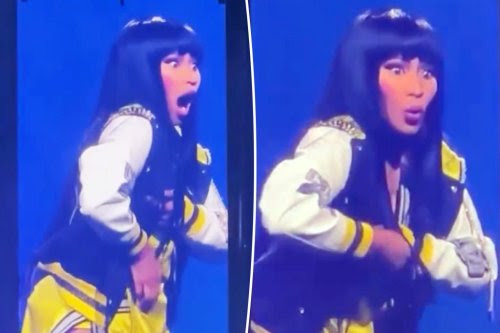 Nicki Minaj’s ‘whole boob’ falls out mid-show: ‘No one f–king told me!’ _medium
