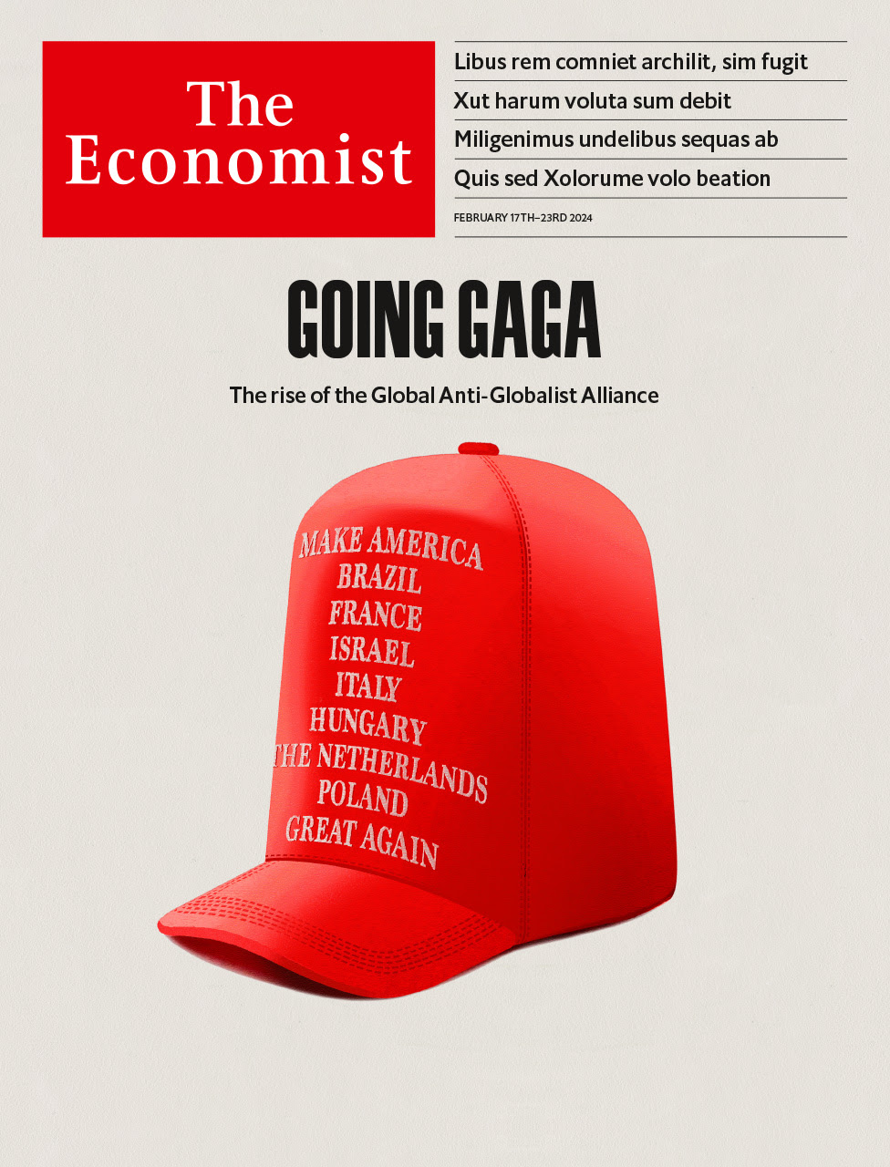 The Economist Magazine Cover For 02/17/2024 Ohaman171