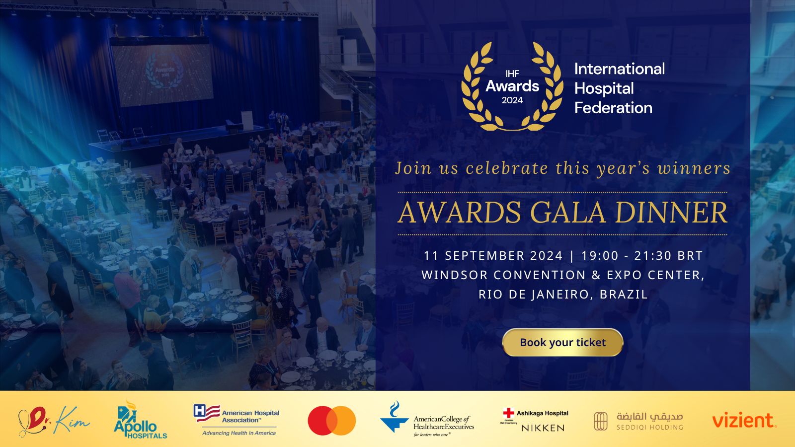 Awards Gala Dinner | 11 September