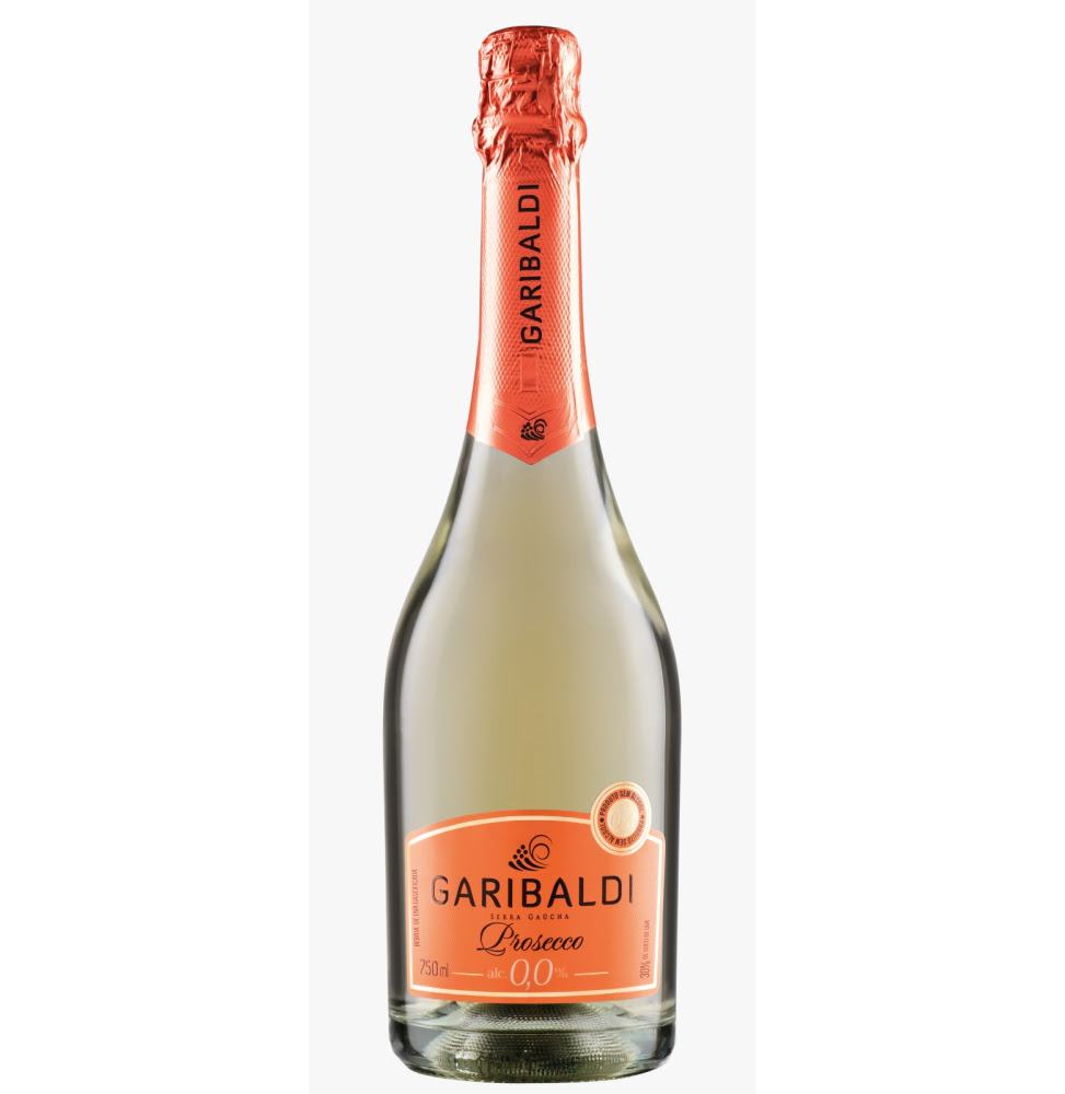 Espumante Garibaldi Prosecco Zero Alcool