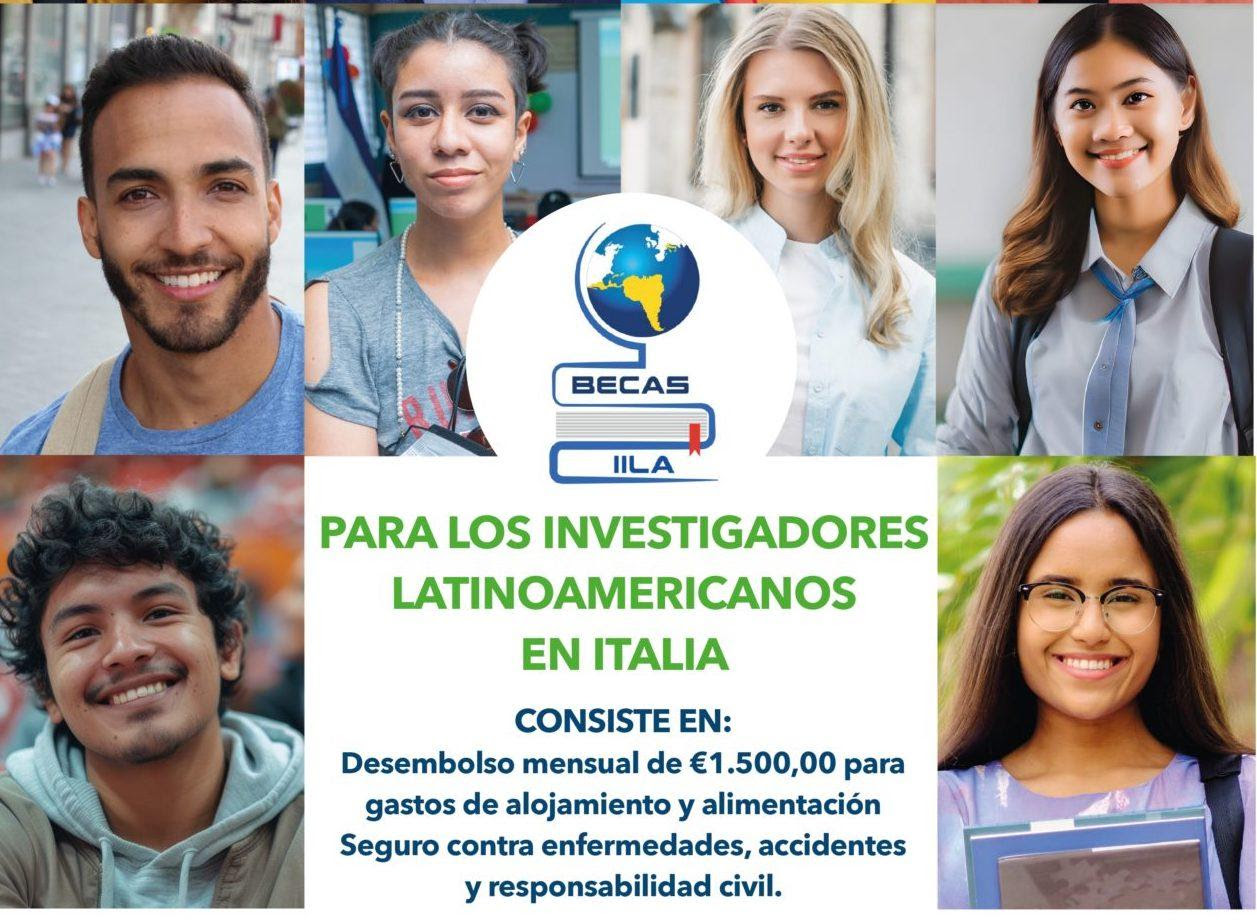 Portada de la convocatoria ITALIA - BECAS IILA-MAECI/DGCS PARA INVESTIGADORES LATINOAMERICANOS PARA EL AÑO 2025