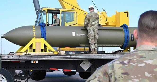 The American GBU-57 bomb is the only weapon capable of reaching Iran's Fordo nuclear site The American GBU-57 bomb is the only weapon capable of reaching Iran's Fordo nuclear site