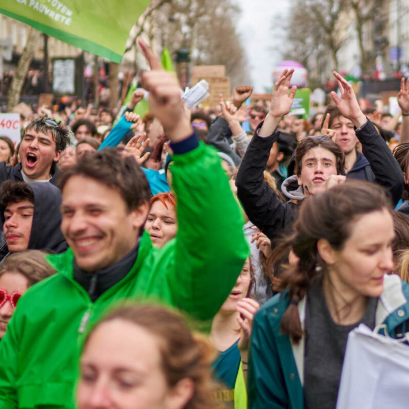 Manifestation pour le climat à Paris