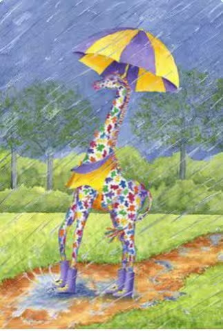 Giraffe-Raining