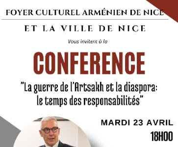 Conférence : La guerre de l'Artsakh et la diaspora: le temps des responsabilités 