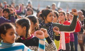 El Gobierno de la India vela por que los jóvenes voluntarios formen parte de la conversación y la acción para alcanzar sus objetivos de desarrollo sostenible.