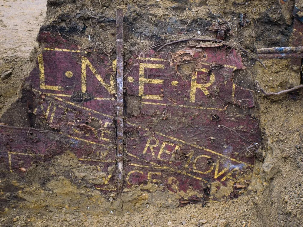 Rare 100-Year-Old Train Carriage Found Buried in Belgium image