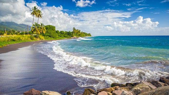 Las paradisiacas playas de las Antillas Menores.