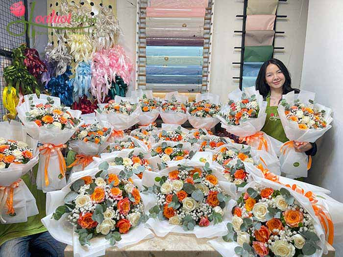 Quy trình đặt hoa chuyên nghiệp của cửa hàng hoa tươi An Giang