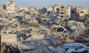 Gaza sufrió intensos bombardeos durante 15 meses de guerra.