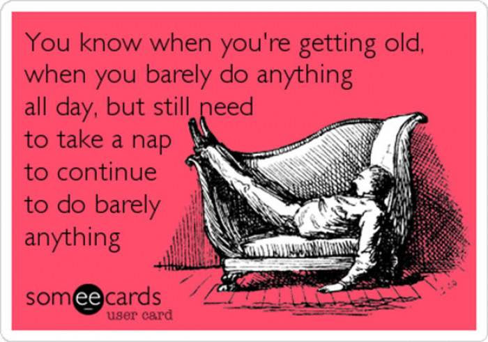 I guess I'm getting old too...