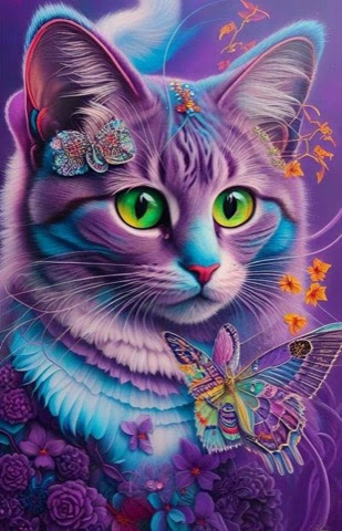 Cat-Purple