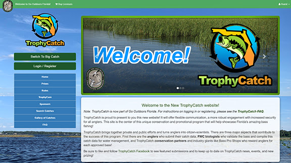 TrophyCatch website