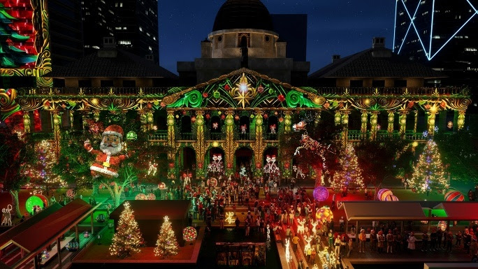 “Winter Wonderland in Central” - “Immersive Light Show in Central”