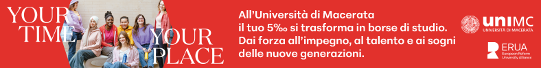 Sostieni l'Università di Macerata. Sostieni i giovani e il territorio. Dona il tuo 5x1000