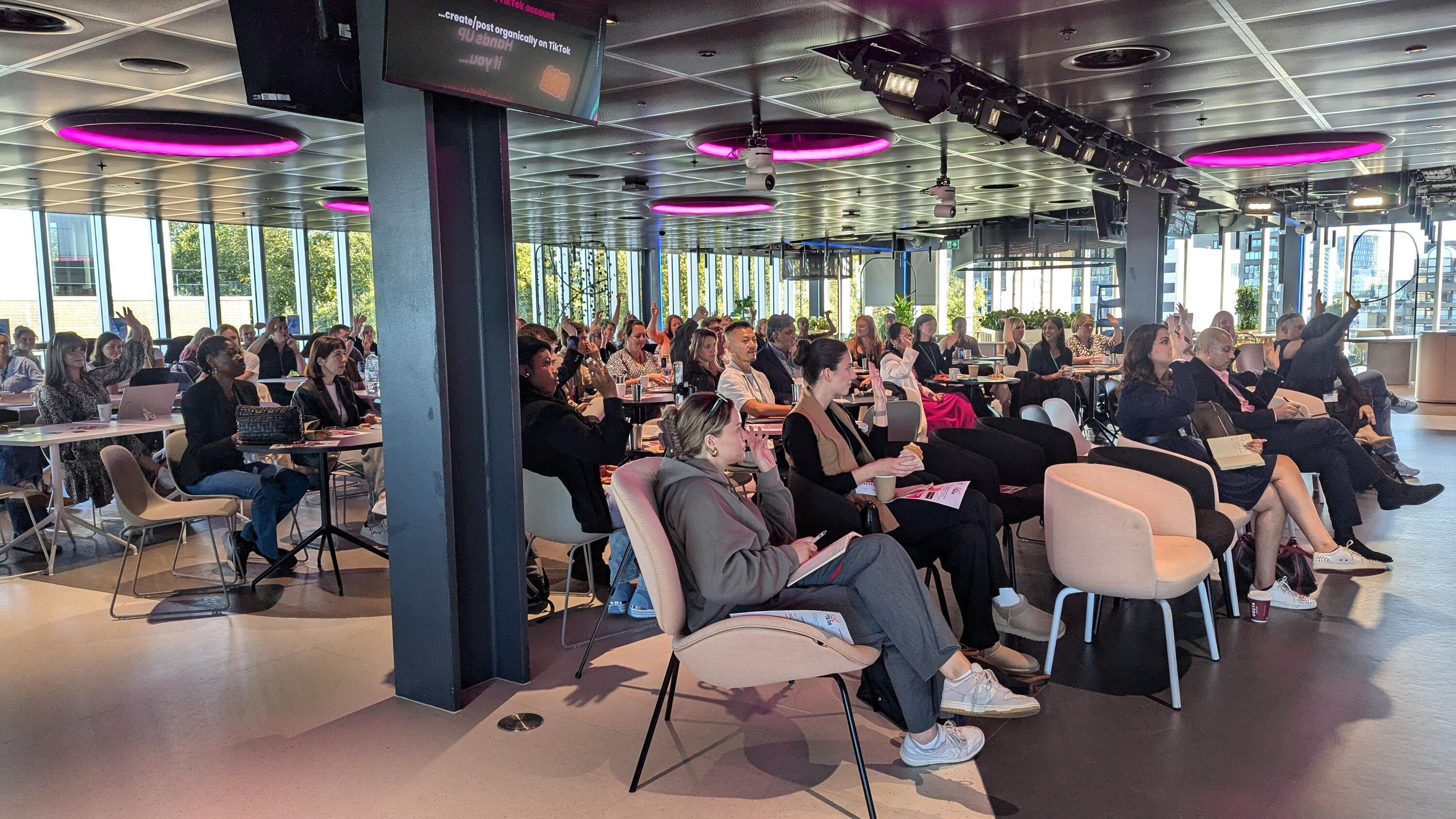 Audience at TikTok London