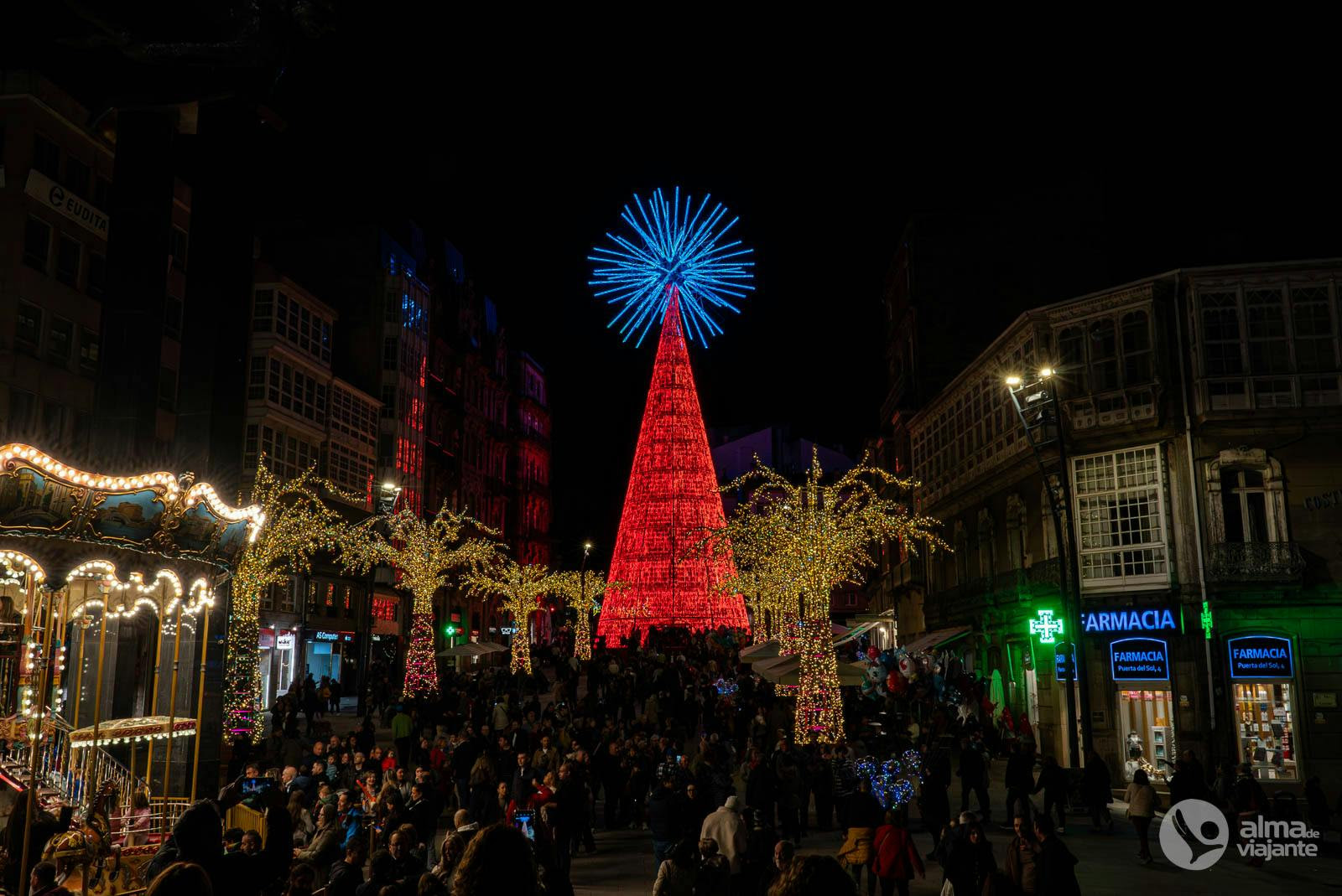 Arvore de Natal em Vigo